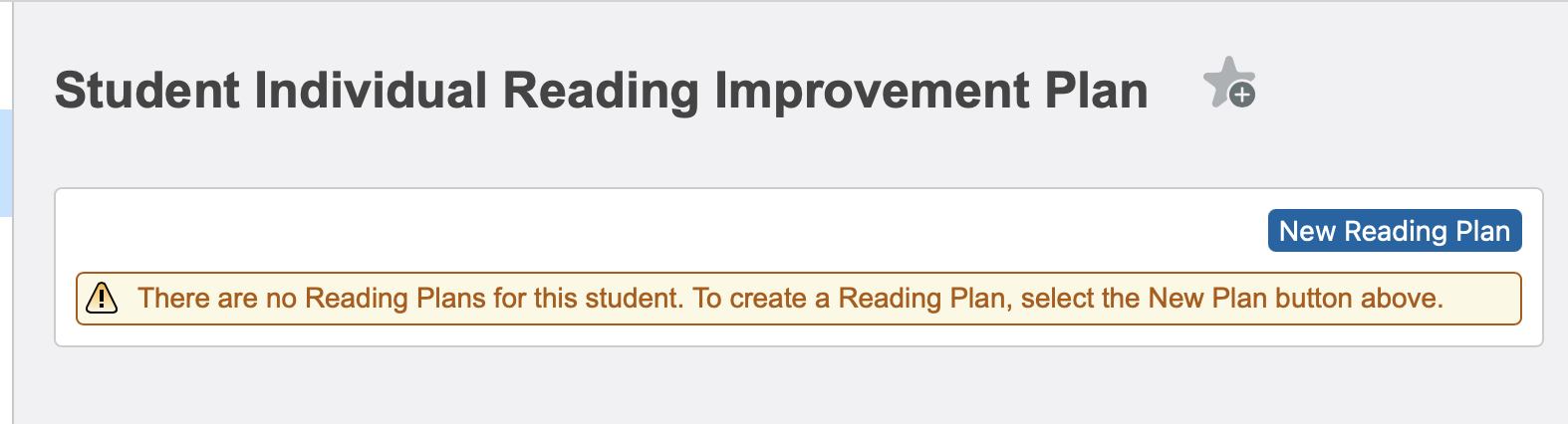 highlighting the New Reading Plan button