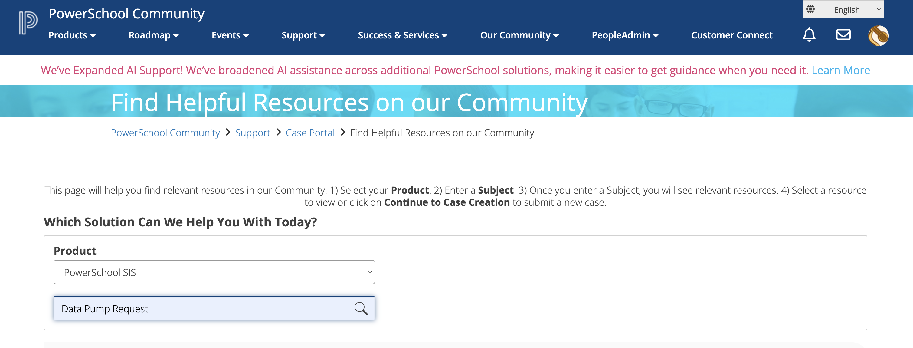image showing how to select the product and set the subject
